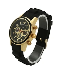 Olivia Pratt Black Women's Stainless Steel Fashion Watch