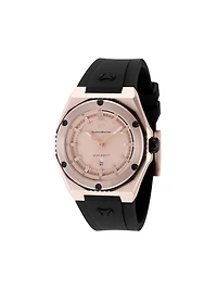 Technomarine Women's Tm- Coral Quartz Rose Gold Dial Watch