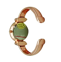 Olivia Pratt Rose Gold Olivia Pratt Every Day Large Numbers Dial Metal Bangle Watch