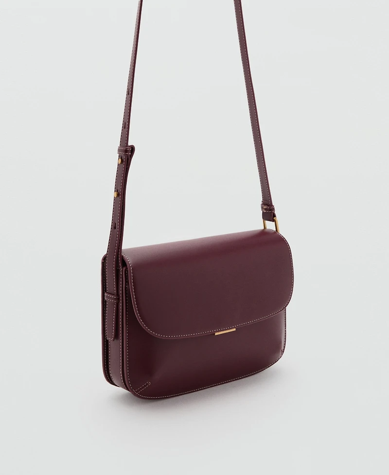 Mango Women's Flap Crossbody Bag