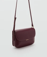 Mango Women's Flap Crossbody Bag