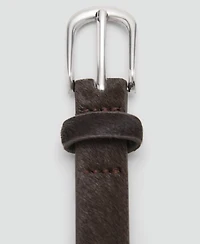 Mango Women's Leather Belt