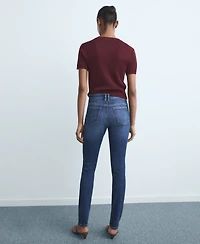 Mango Women's Mid-Rise Skinny Jeans