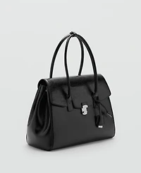 Mango Women's Flap Medium-Sized Handbag