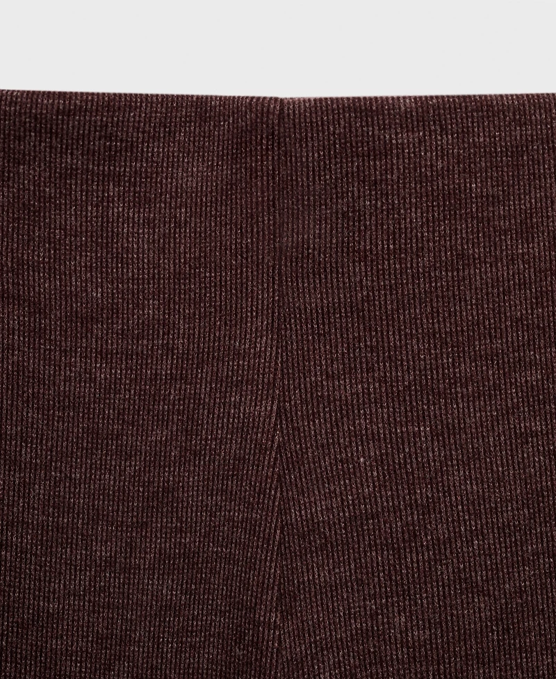 Mango Women's Elastic Waistband Knitted Pants