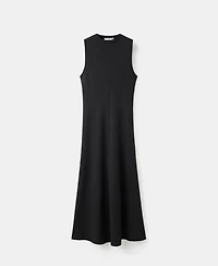 Mango Women's Stitching Detail Midi-Dress