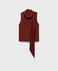 Mango Women's Foulard Neckline Blouse