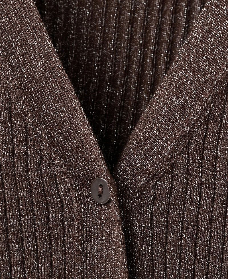 Mango Women's Ribbed Knitted Cardigan
