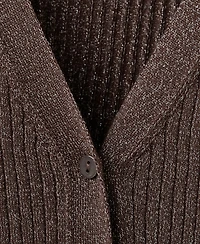 Mango Women's Ribbed Knitted Cardigan