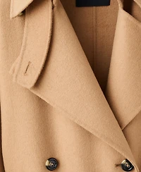 Mango Women's Double-Breasted Wool Coat