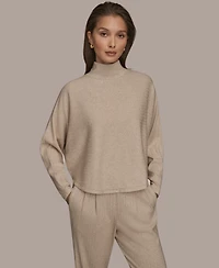 Donna Karan Weekend Women's Mock Neck Crop Top