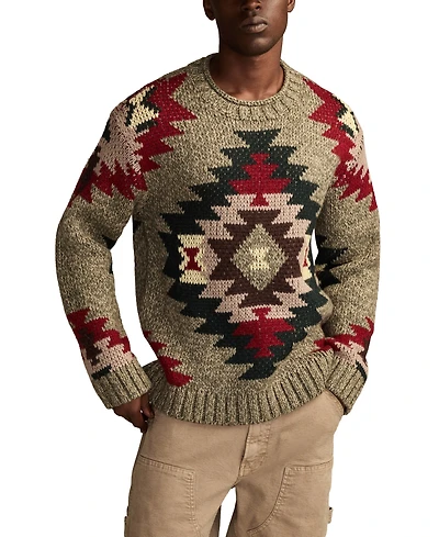 Lucky Brand Men's Crewneck Novelty Sweater