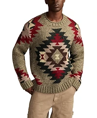 Lucky Brand Men's Crewneck Novelty Sweater