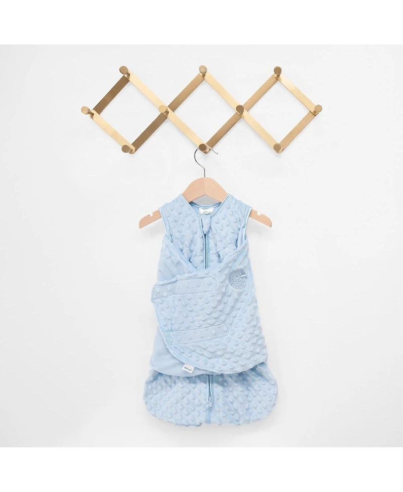 Halo Baby Plush Dots Velboa 3.0 Tog Sleepsack Swaddle