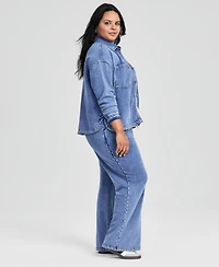 And Now This Trendy Plus French Terry Drawstring Pants, Macy's Exclusive