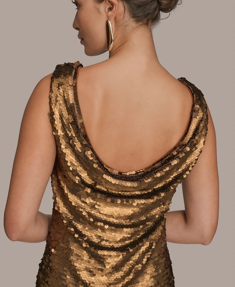Donna Karan New York Women's Sequin Detail Dress