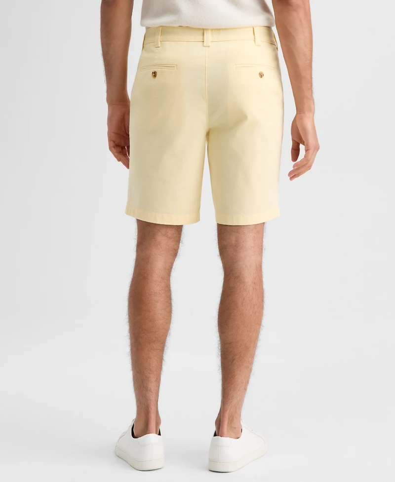 Club Room Men's Regular-Fit 9" 4-Way Stretch Shorts, Created for Macy's