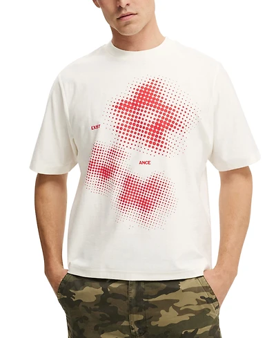 Cotton On Men's Cropped Fit Graphic T-Shirt