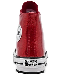 Converse Big Girls Chuck Taylor All Star Glitter Lift Platform Casual Sneakers from Finish Line