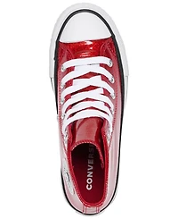 Converse Little Girls Chuck Taylor All Star Glitter Lift Platform Casual Sneakers from Finish Line