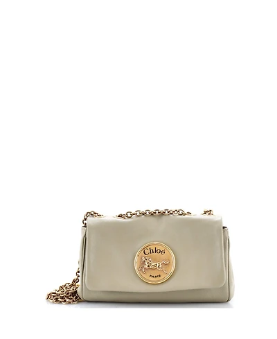 Pre-Owned Chloe Small Heritage Chain Shoulder Bag Leather