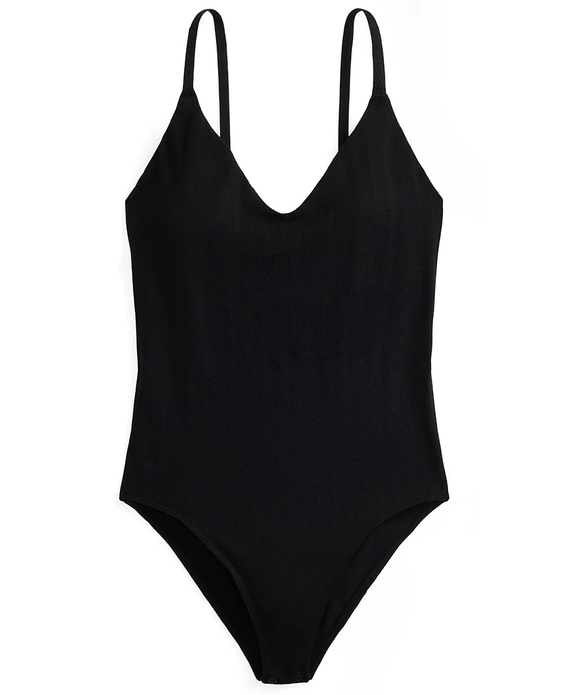 Lauren Ralph Women's V-Neck Bodysuit