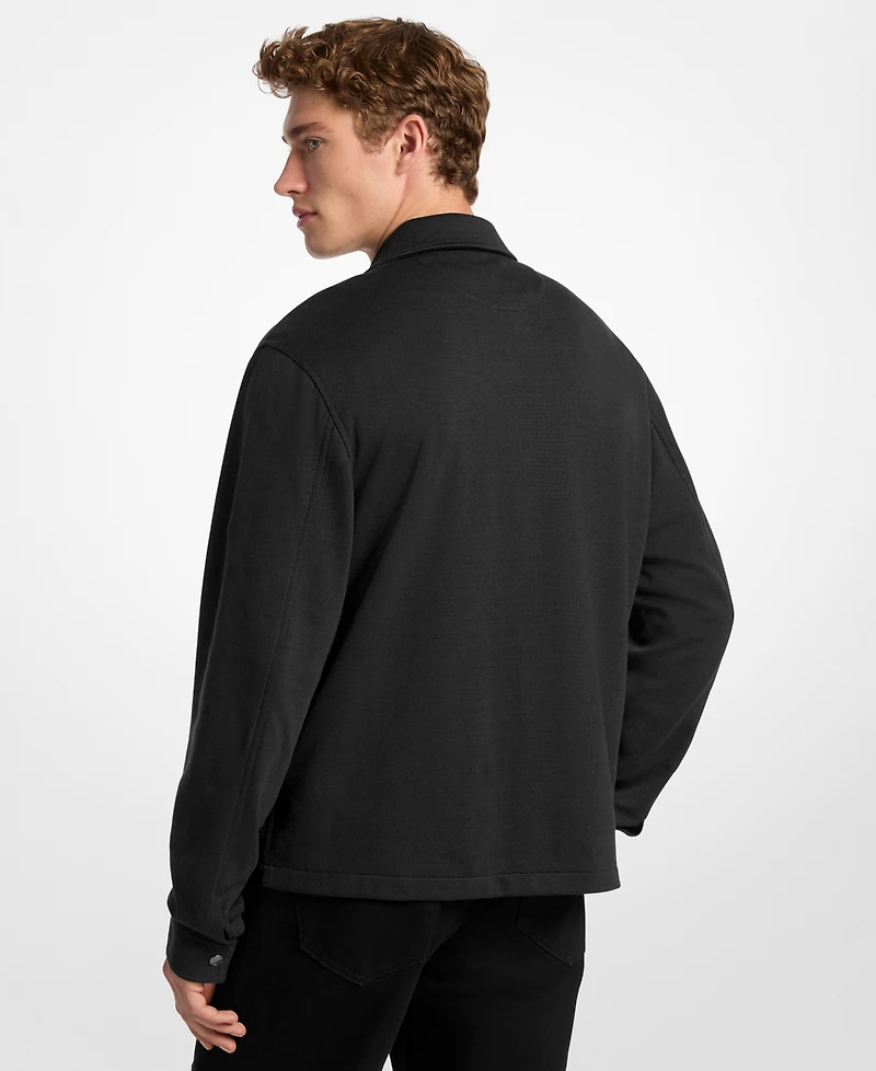 Michael Kors Men's Collared Long Sleeve Jacket