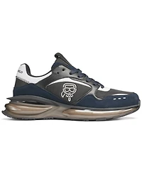 Karl Lagerfeld Paris Men's Side Head Profile Logo Runner Shoes