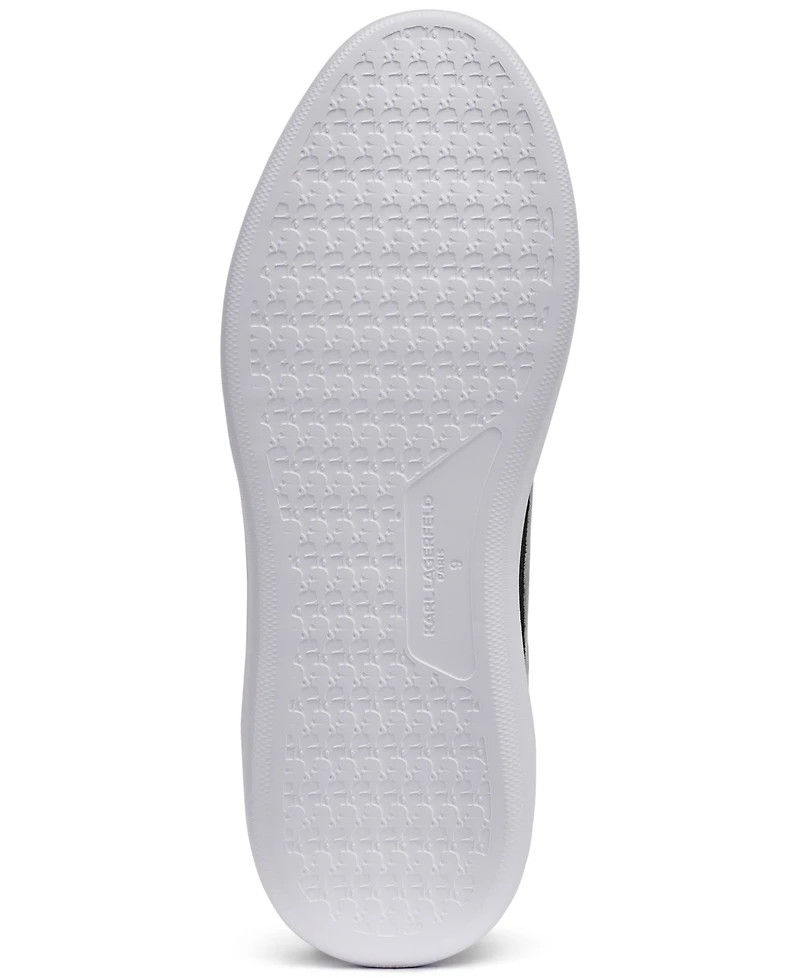 Karl Lagerfeld Paris Men's Side Embroidered Profile Logo Sneakers
