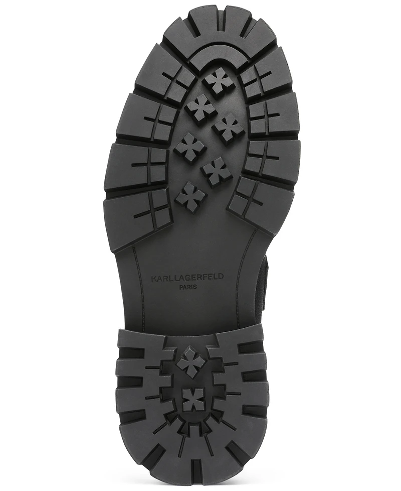 Karl Lagerfeld Paris Men's Pebble Monk Strap Dress Shoes