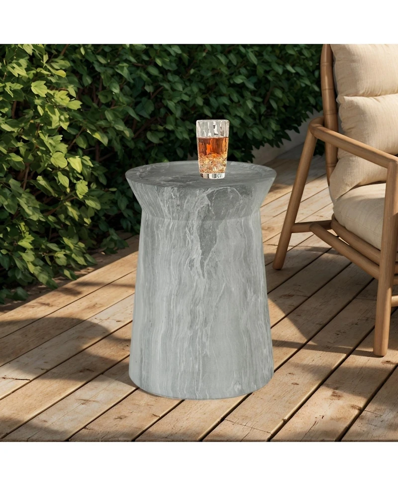 Streamdale Cement Outdoor Accent Table