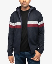 X Ray Men's Zip Up Fleece Lined Cardigan Hooded Sweater