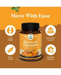 Turmeric Curcumin with Bioperine Capsules, 180ct