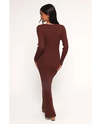 Petal and Pup Women's Marshall Button Through Knit Maxi Dress