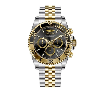 Invicta Men's 49837 Pro Diver Quartz Chronograph Black Dial Watch