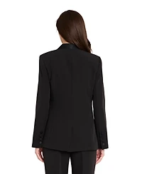 Tahari Asl Women's Satin Tuxedo Jacket