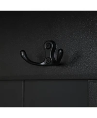 Streamdale Modern Hall Tree with Shoe Storage, Bench, Hooks & Shelf - Black