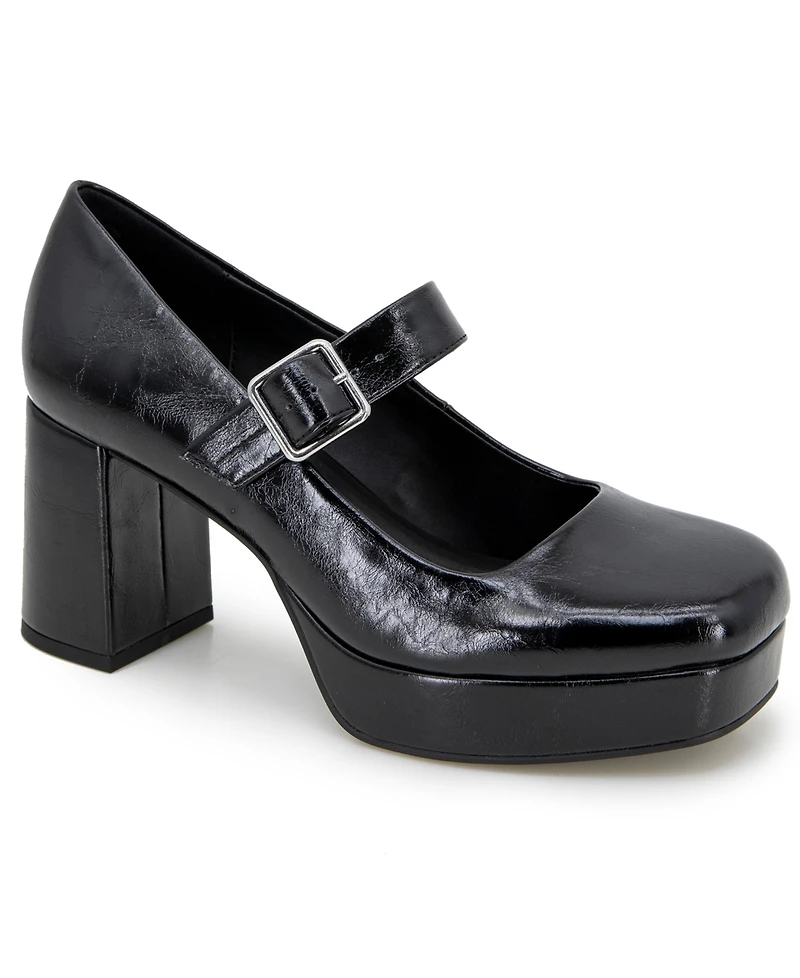 Kenneth Cole Reaction Klair Jewels Platform Mary-Jane Pumps