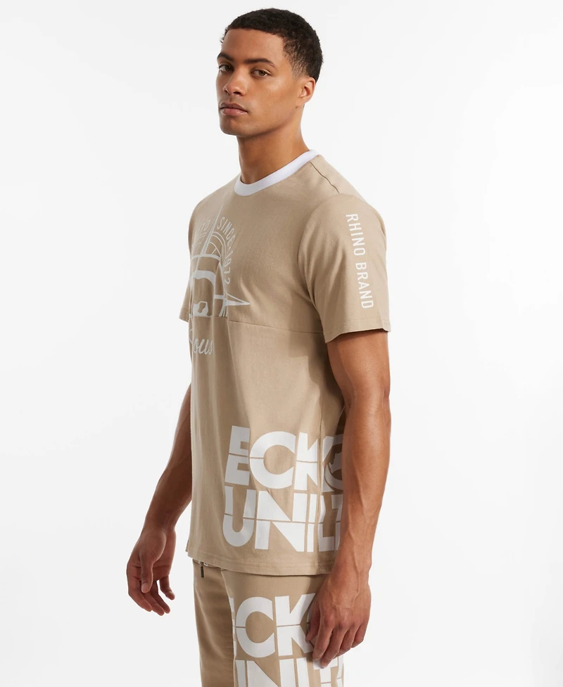 Ecko Unltd Men's Tackled Short Sleeve Knit T-Shirt