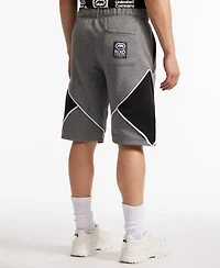 Ecko Unltd Men's Indented Fleece Regular Fit Shorts