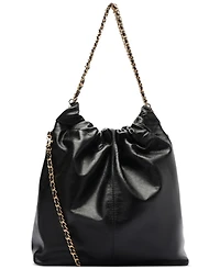 Arezzo Elizabeth Extra Large Leather Bucket Handbag