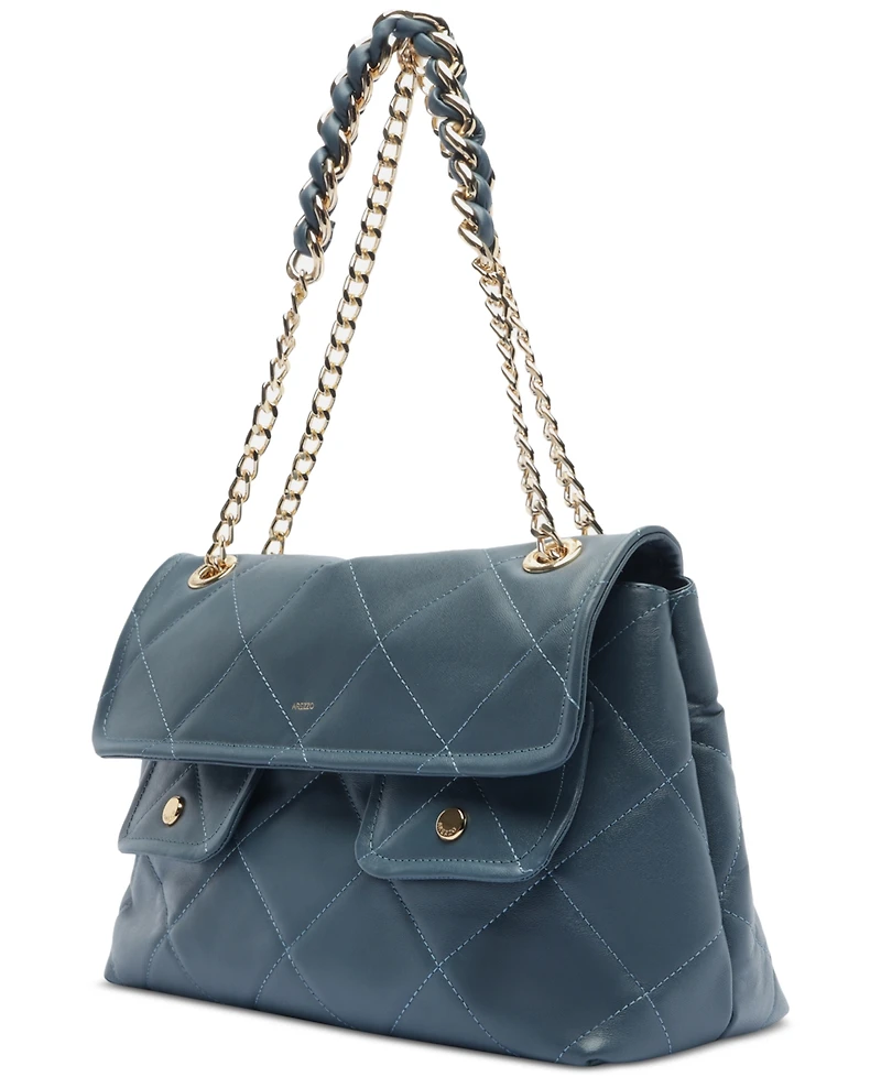 Arezzo Diana Large Leather Shoulder Handbag