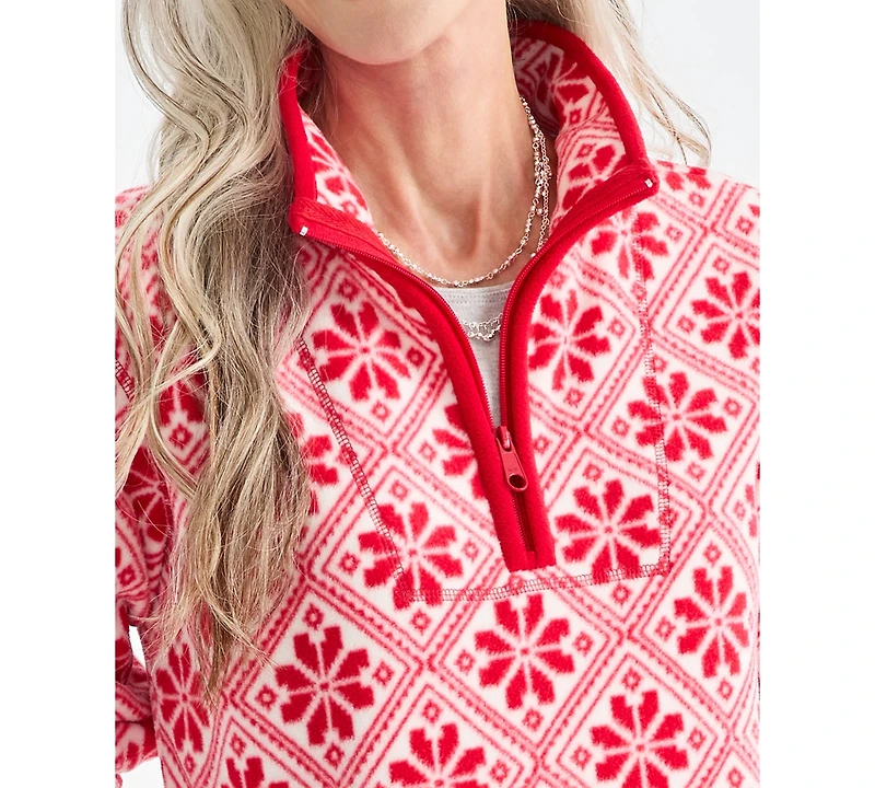 Style & Co Petitte Lace Knit Mock Neck Sweatshirt, Macy's Exclusive