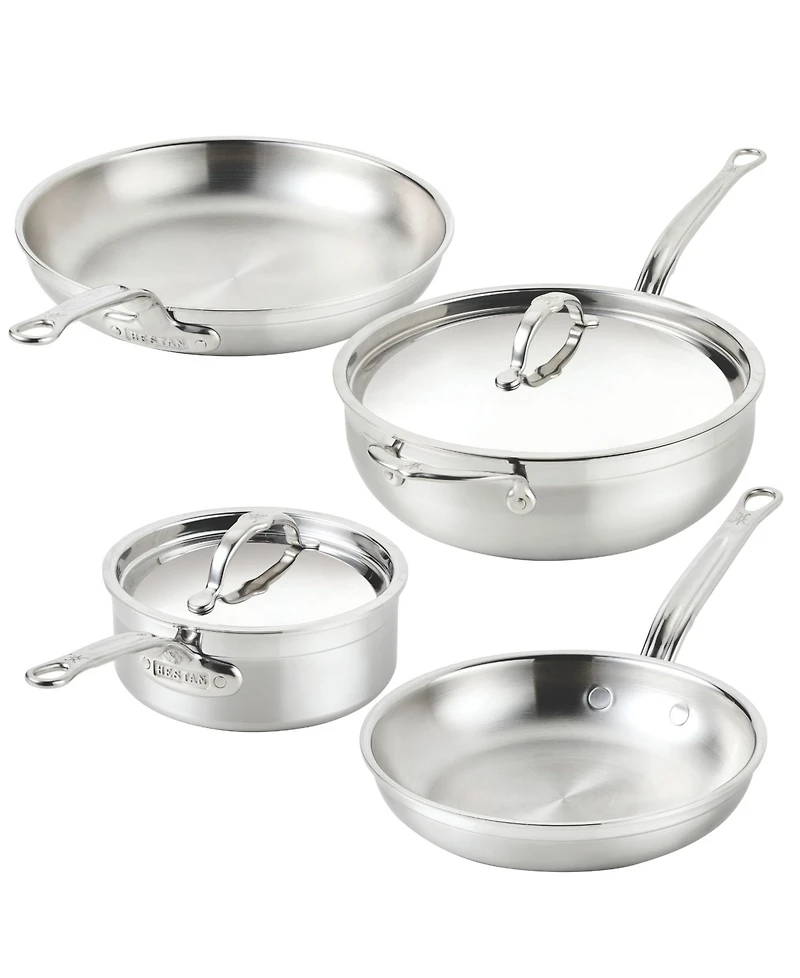 Hestan Stainless Steel 6-Pc. ProBond Forged Brushed Clad Cookware Set
