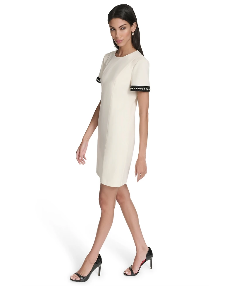 Halston Women's Crewneck Mini Dress