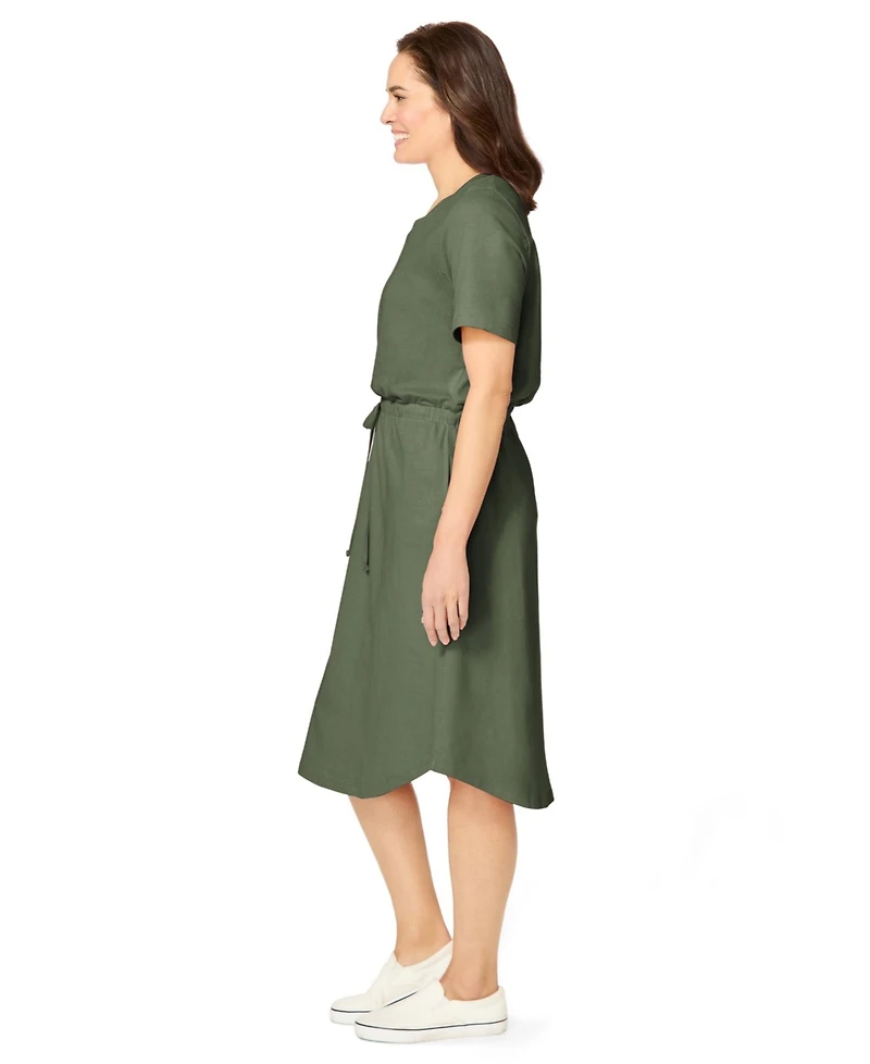 Woman Within Women's Curved Hem Dress