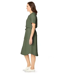 Woman Within Women's Curved Hem Dress