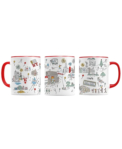 Masterpiece Studios Macy's Printed Mugs, Set of 3