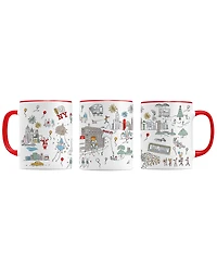 Masterpiece Studios Macy's Printed Mugs, Set of 3