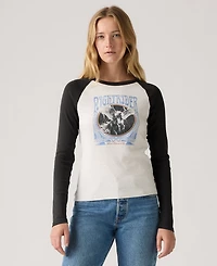 Levi's Women's Graphic Essential Raglan Long Sleeve Top